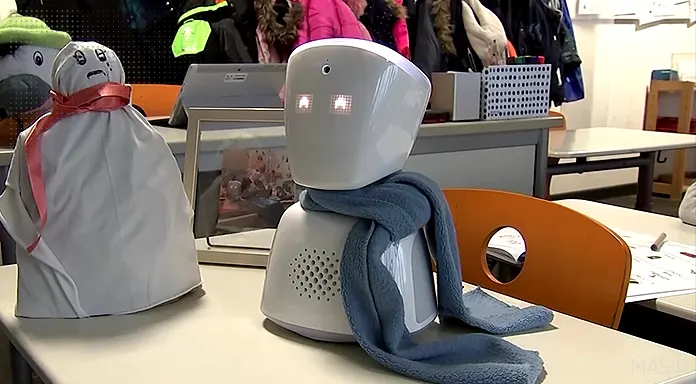 ربات ها به کمک دانش‌آموزان بیمار در آلمان آمدند
